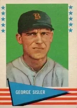 1961 Fleer Baseball Greats (F418-3) #78 George Sisler