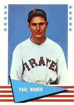 1961 Fleer Baseball Greats (F418-3) #85 Paul Waner