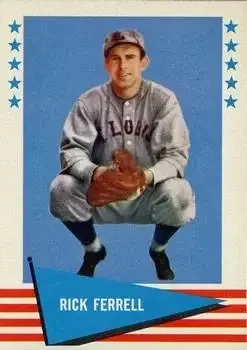1961 Fleer Baseball Greats (F418-3) #105 Rick Ferrell