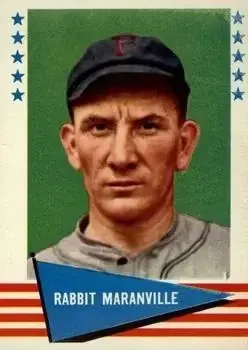 1961 Fleer Baseball Greats (F418-3) #124 Rabbit Maranville
