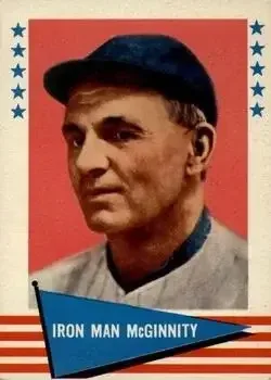 1961 Fleer Baseball Greats (F418-3) #126 Iron Man McGinnity