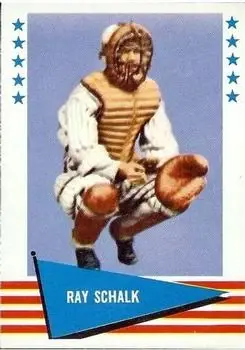 1961 Fleer Baseball Greats (F418-3) #136 Ray Schalk