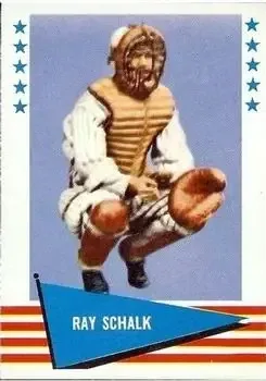 1961 Fleer Baseball Greats (F418-3) #136 Ray Schalk