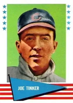 1961 Fleer Baseball Greats (F418-3) #143 Joe Tinker