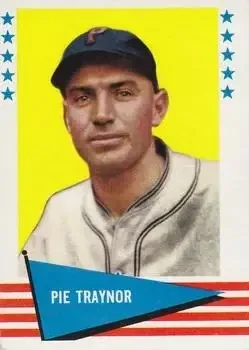 1961 Fleer Baseball Greats (F418-3) #144 Pie Traynor