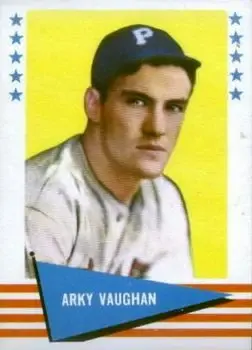 1961 Fleer Baseball Greats (F418-3) #148 Arky Vaughan