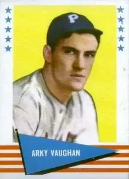 1961 Fleer Baseball Greats (F418-3) #148 Arky Vaughan