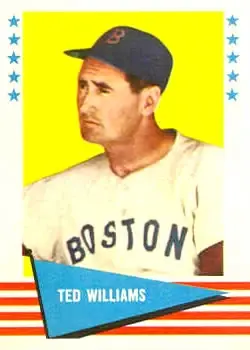1961 Fleer Baseball Greats (F418-3) #152 Ted Williams