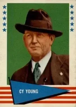 1961 Fleer Baseball Greats (F418-3) #153 Cy Young