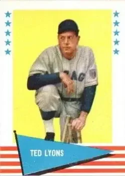 1961 Fleer Baseball Greats (F418-3) #122 Ted Lyons