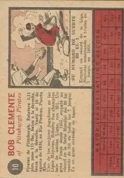 Back of Bob Clemente