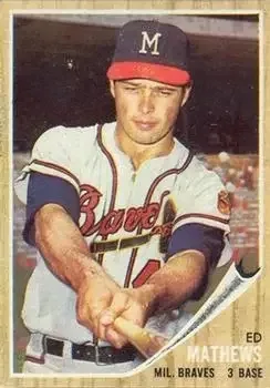 1962 Topps Venezuelan #30 Ed Mathews