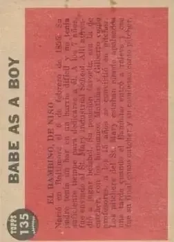 Back of Babe Ruth