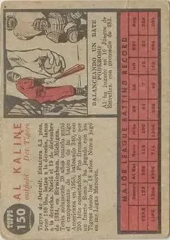 Back of Al Kaline