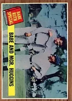 1962 Topps #137 Miller Huggins & Babe Ruth