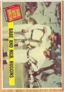 1962 Topps #137 Miller Huggins & Babe Ruth