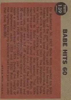 Back of Babe Ruth