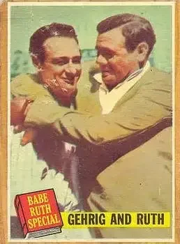 Front of Lou Gehrig & Babe Ruth