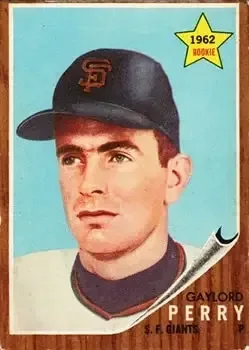 1962 Topps #199 Gaylord Perry