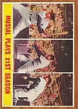 1962 Topps #317 Stan Musial