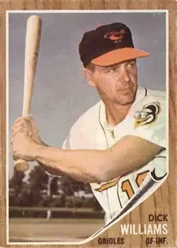 1962 Topps #382 Dick Williams