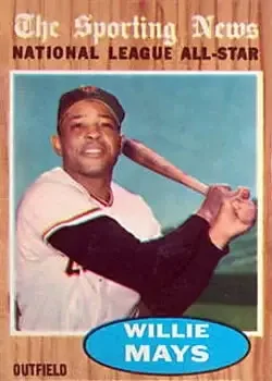 1962 Topps #395 Willie Mays