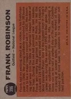 Back of Frank Robinson