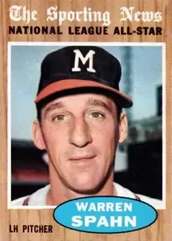 1962 Topps #399 Warren Spahn