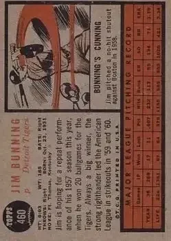 Back of Jim Bunning