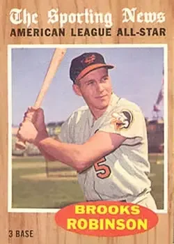 1962 Topps #468 Brooks Robinson