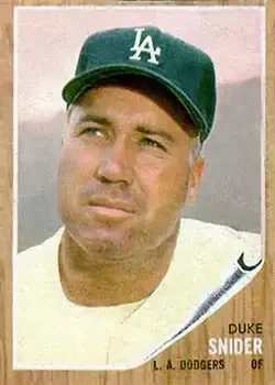 Front of Edwin "Duke" Snider