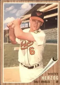 1962 Topps #513 Whitey Herzog