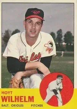 1963 Topps #108 Hoyt Wilhelm