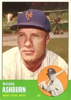 1963 Topps #135 Richie Ashburn
