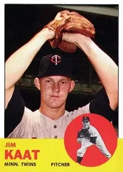 1963 Topps #165 Jim Kaat