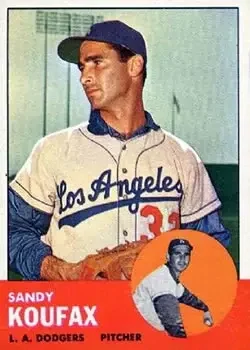 1963 Topps #210 Sandy" Koufax