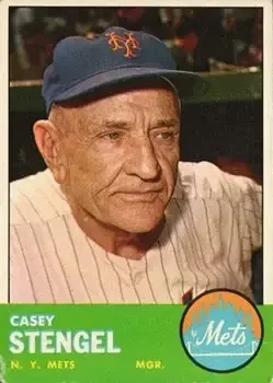 1963 Topps #233 Casey Stengel