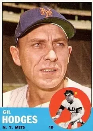 1963 Topps #245 Gil Hodges