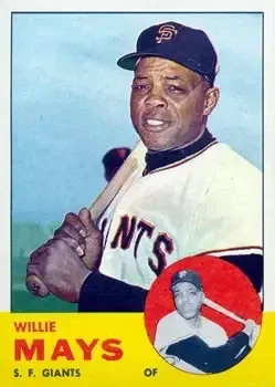 1963 Topps #300 Willie Mays