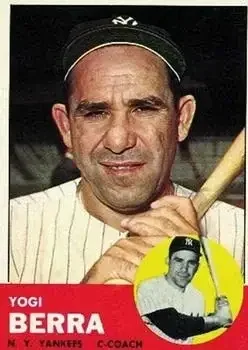 1963 Topps #340 Larry "Yogi" Berra