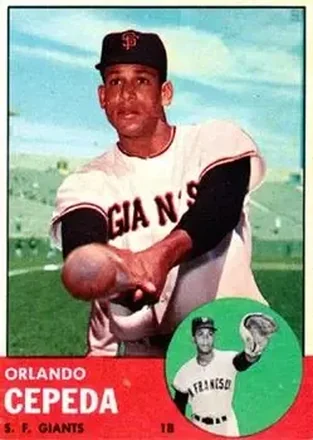 1963 Topps #520 Orlando Cepeda