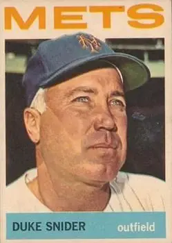 1964 Topps Venezuelan #155 Edwin "Duke" Snider