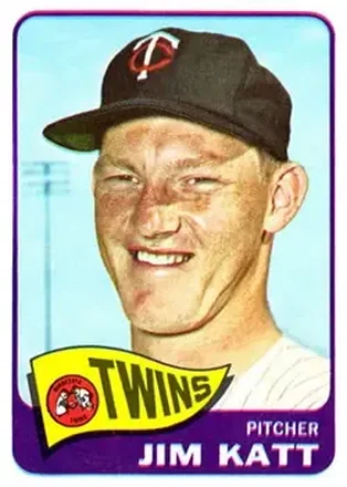 1965 Topps #62 Jim Kaat