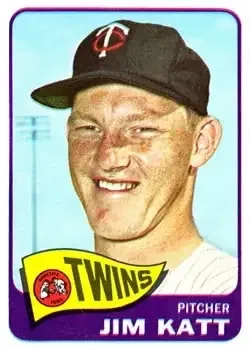 1965 Topps #62 Jim Kaat
