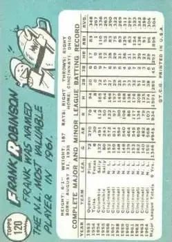 Back of Frank Robinson