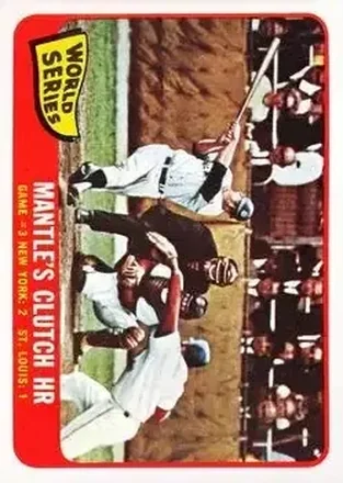 1965 Topps #134 - Mickey Mantle - New York Yankees