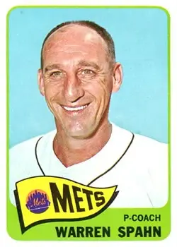 1965 Topps #205 Warren Spahn