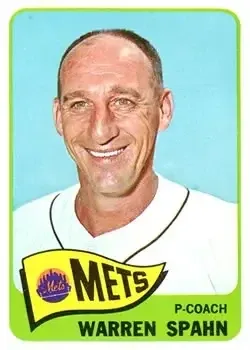 1965 Topps #205 Warren Spahn