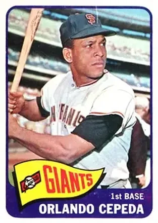 1965 Topps #360 Orlando Cepeda