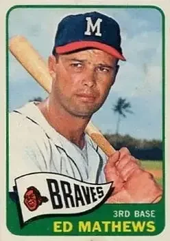 1965 Topps #500 Ed Mathews